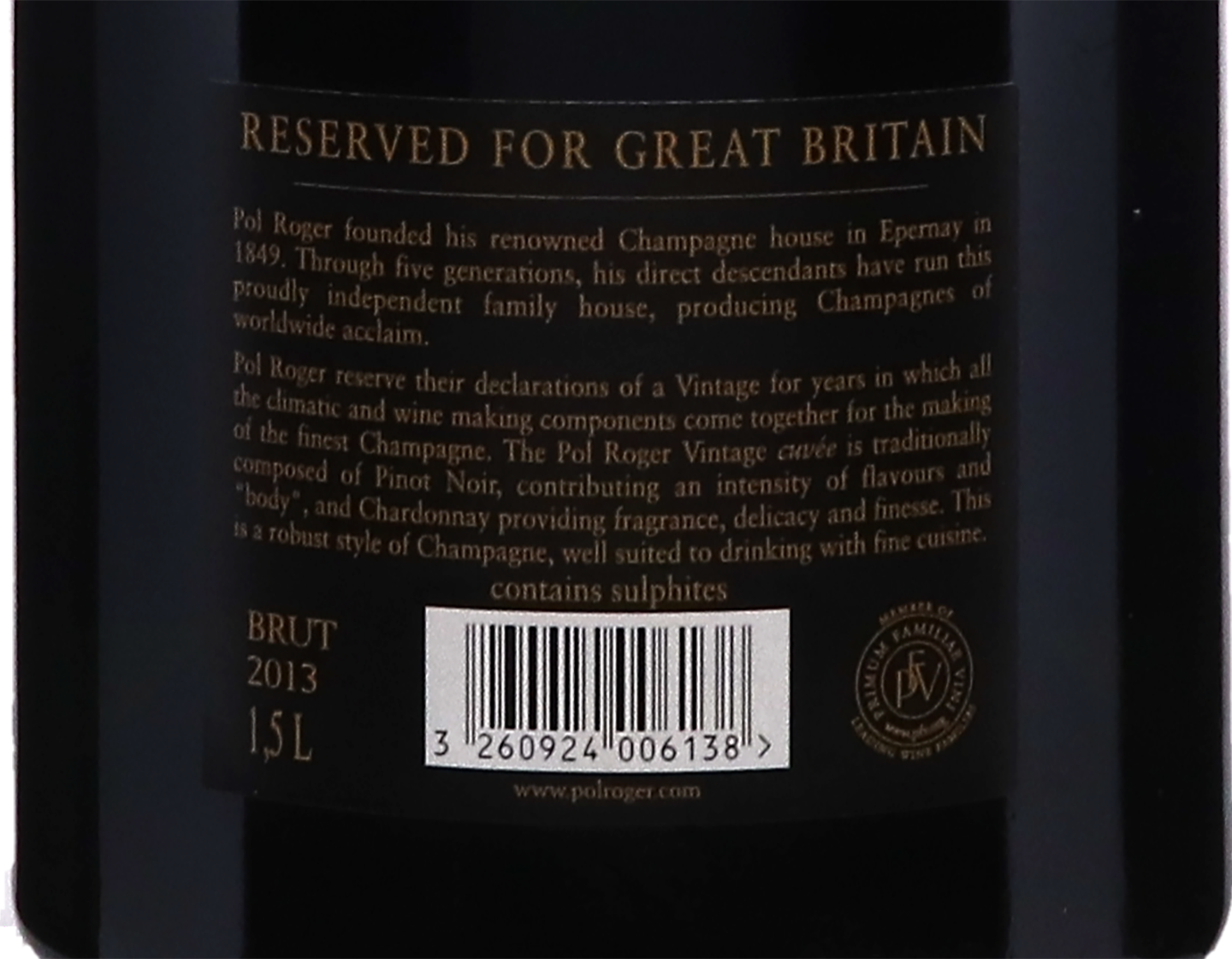 Magnum of Pol Roger Vintage Brut 2013