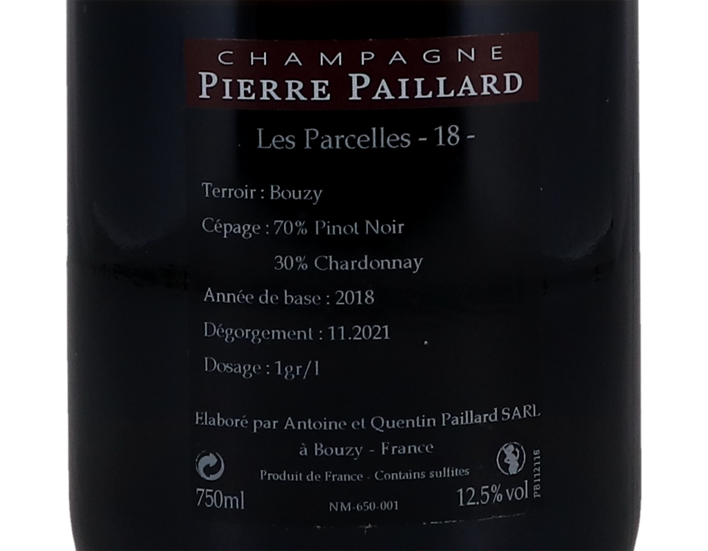 Pierre Paillard Les Parcelles XVIII Grand Cru Extra Brut NV