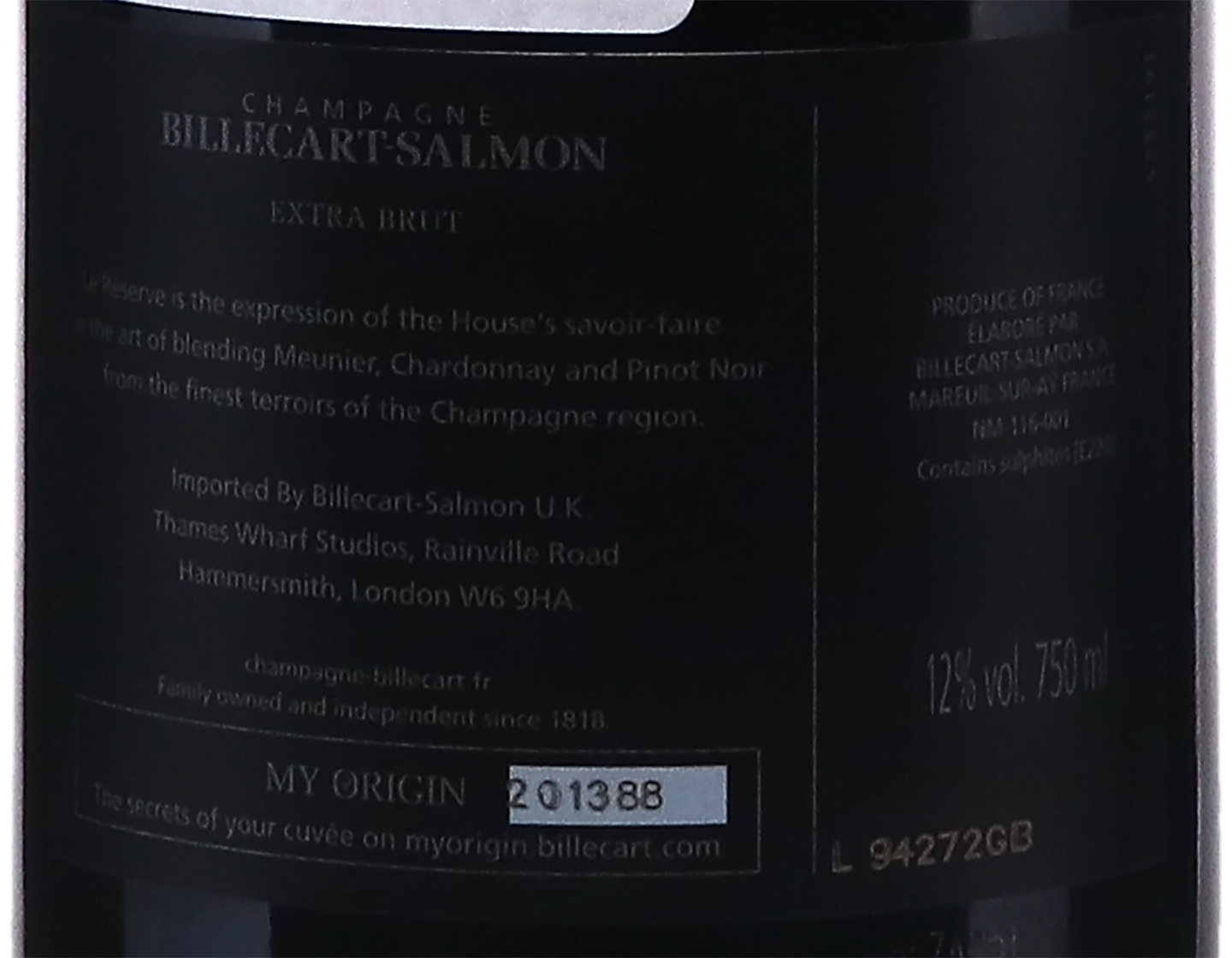 Billecart Salmon Brut V2 Reserve NV