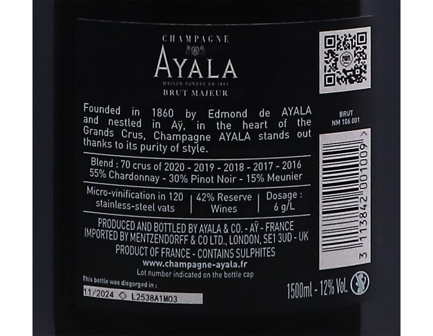 Magnum of Ayala Brut Majeur NV