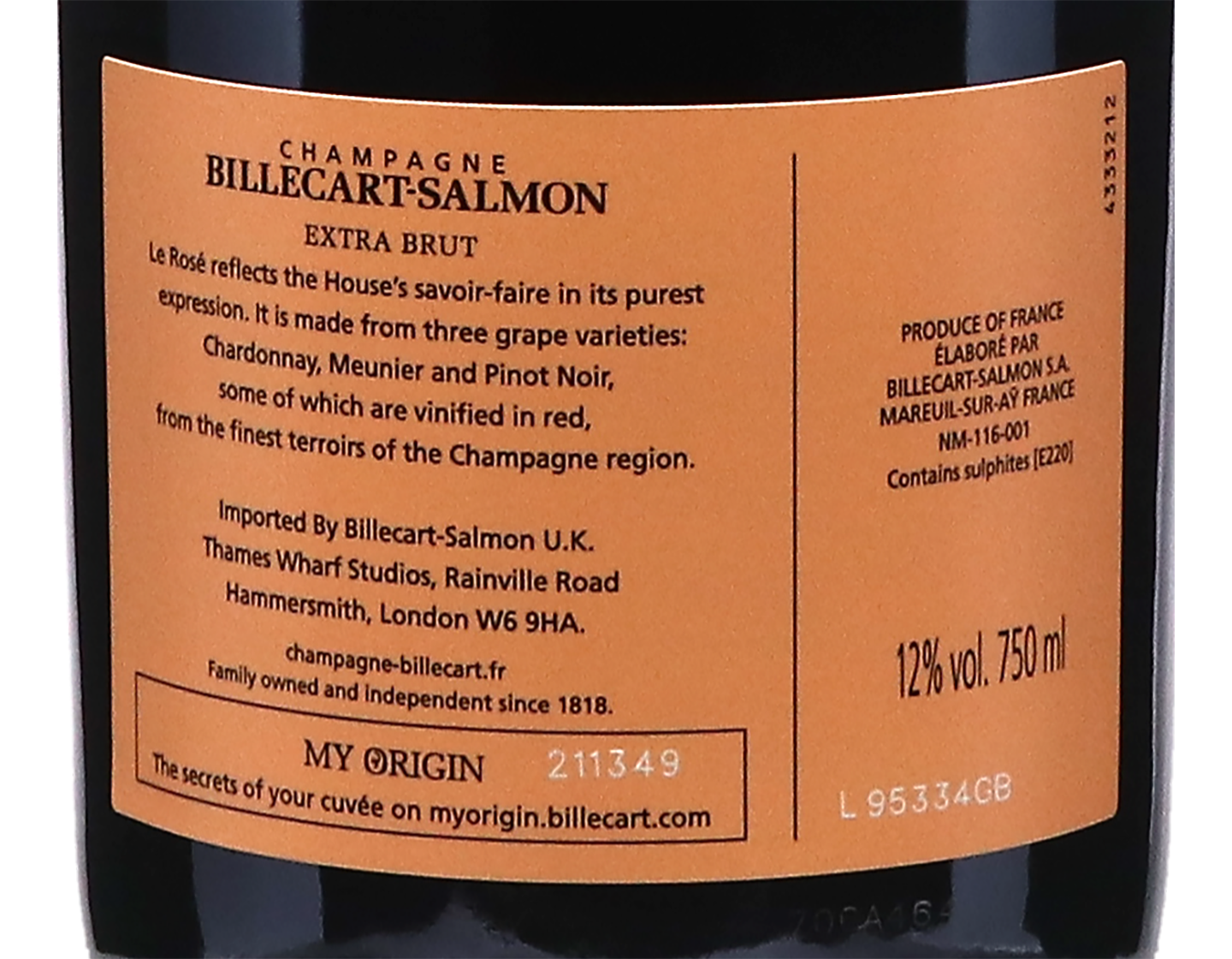 Billecart Salmon Brut V2 Rose NV