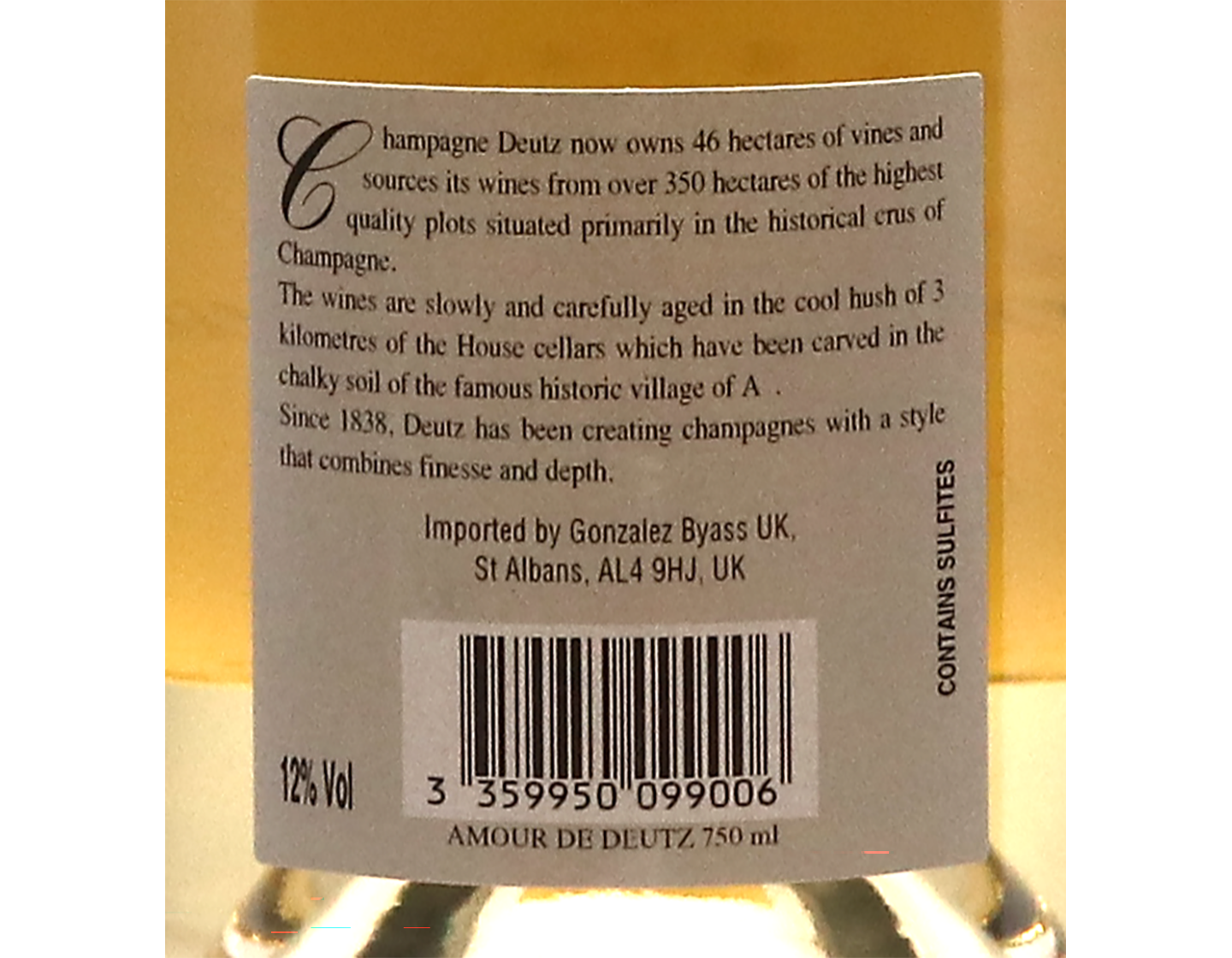 Amour de Deutz Blanc de Blancs 2014