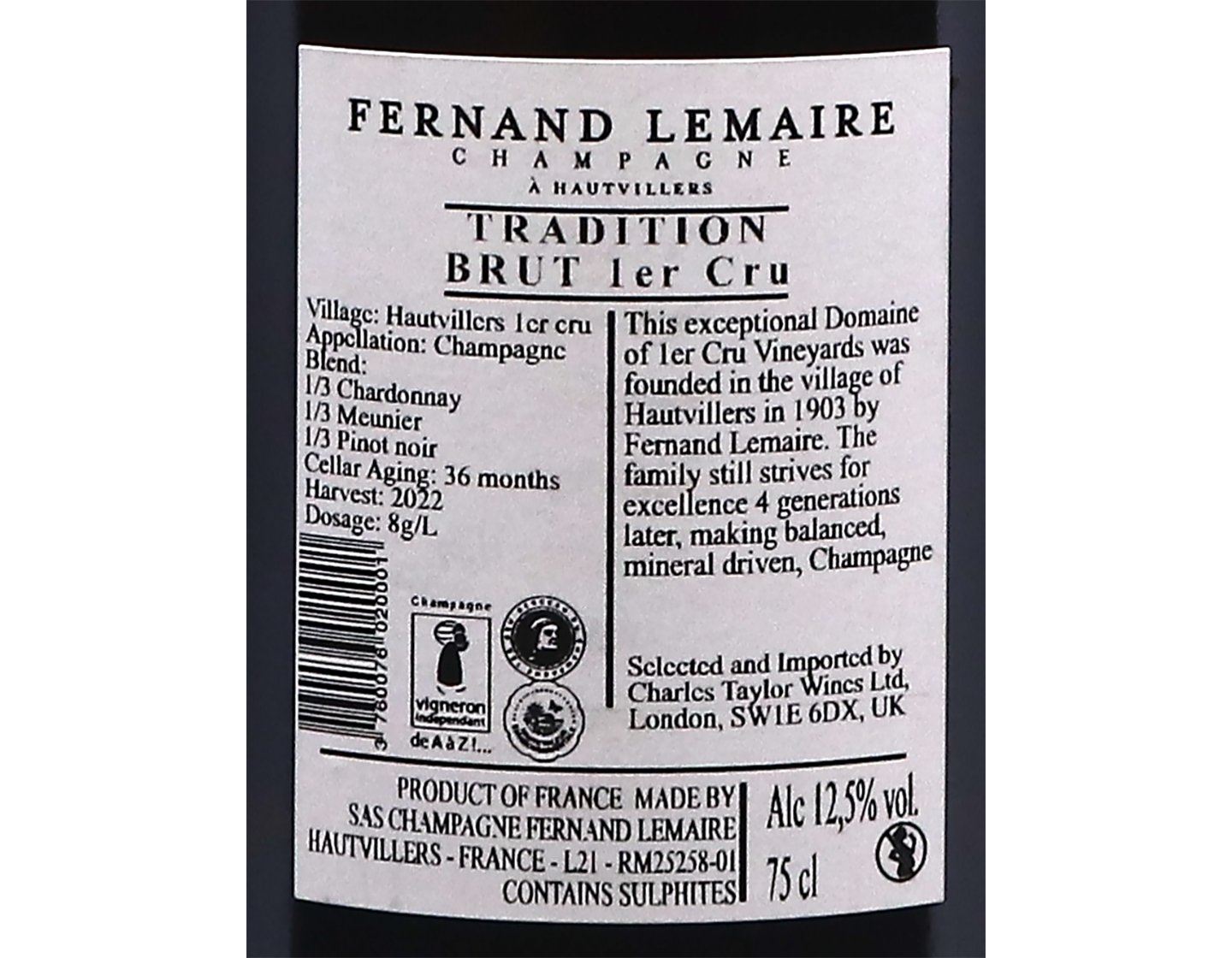 Fernand Lemaire Tradition Brut NV