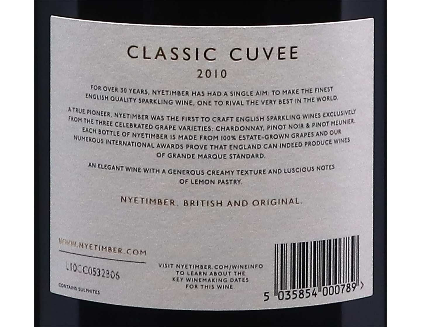 Magnum of Nyetimber Classic Cuvée Brut 2010