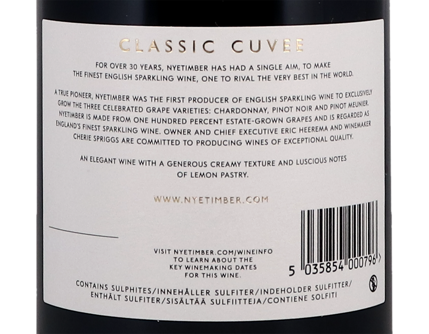 Nyetimber Classic Cuvée NV