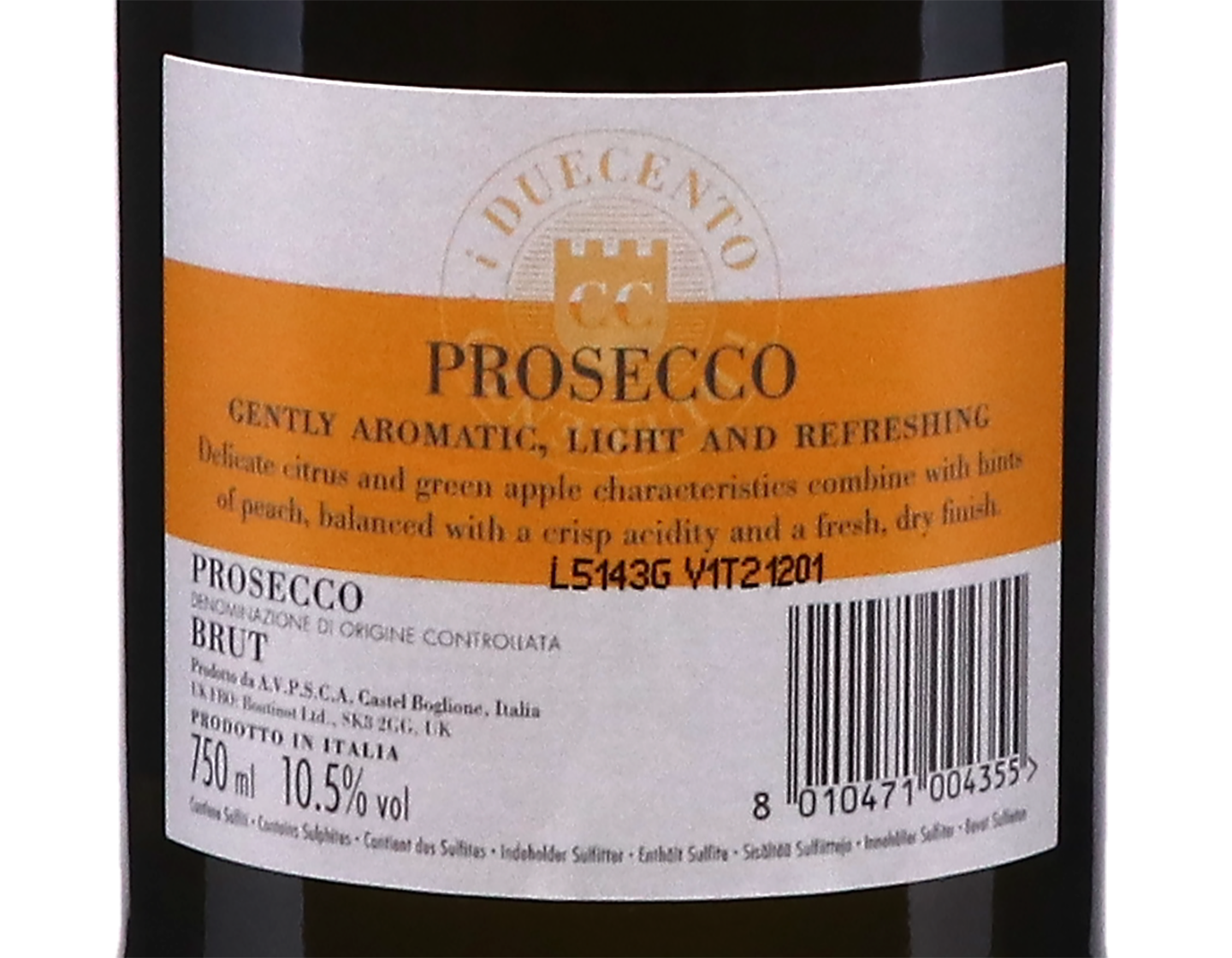 Prosecco Brut I Duecento