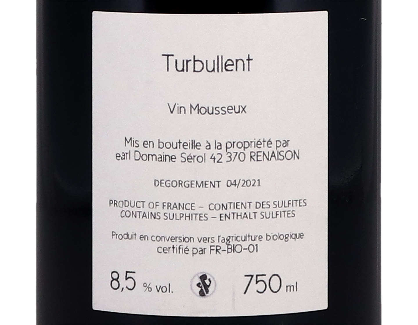 Turbullent, Domaine Serol