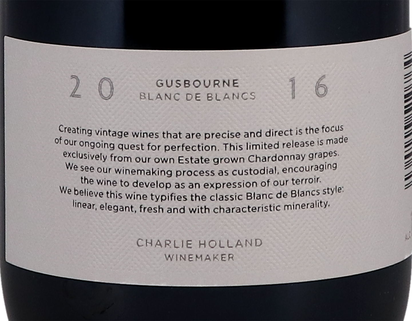 Gusbourne Blanc de Blancs, Kent 2016