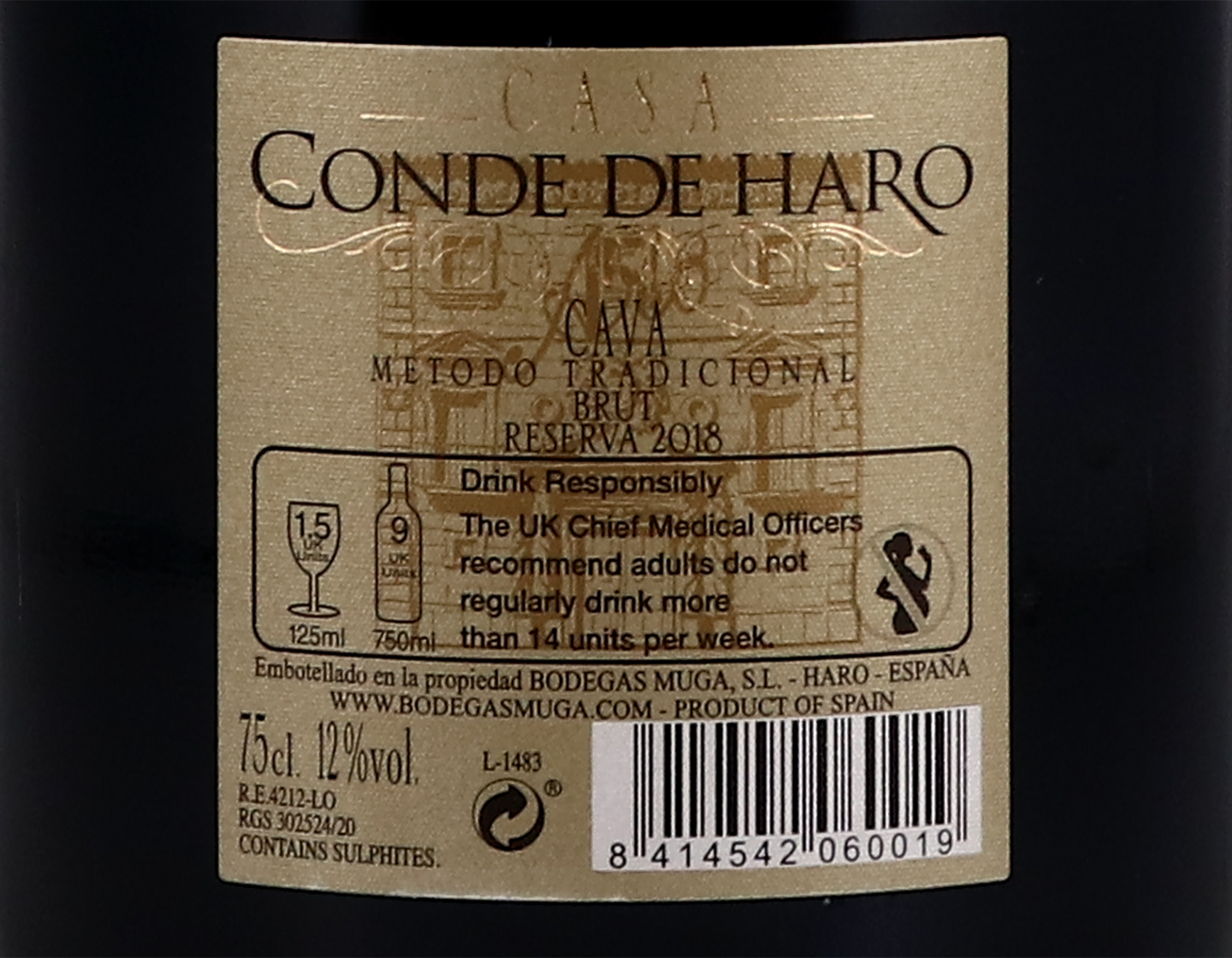 Cava Conde de Haro Brut 2018