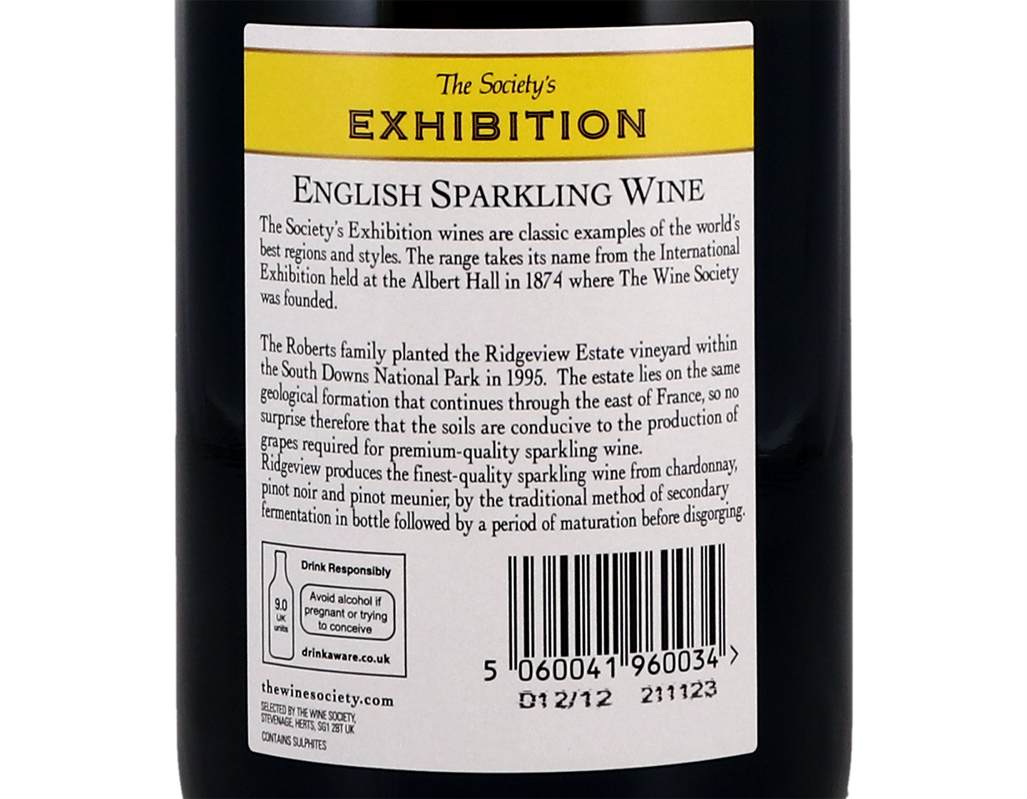 The Society's Exhibition English Sparkling Wine NV