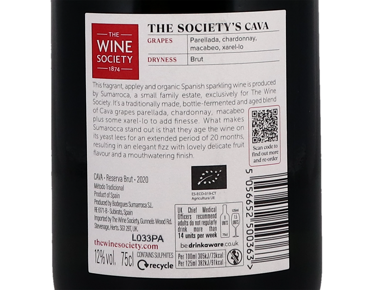 The Society's Cava Reserva Brut 2020