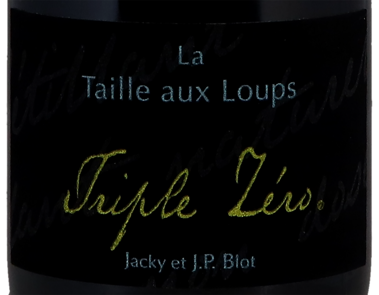 Montlouis Triple Zero Domaine de la Taille aux Loups NV ORGANIC