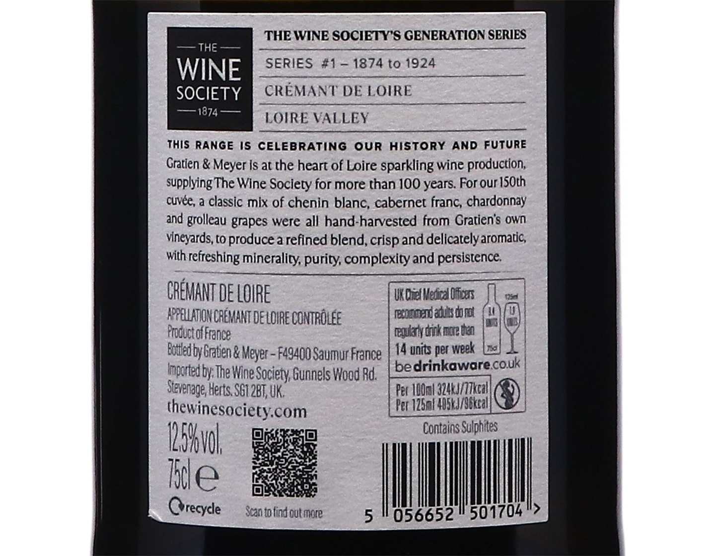 The Wine Society's 150th Anniversary Generation Series CRÉMANT DE LOIRE