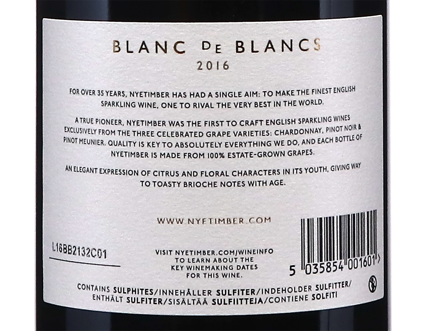 Nyetimber Blanc de Blancs Brut 2016