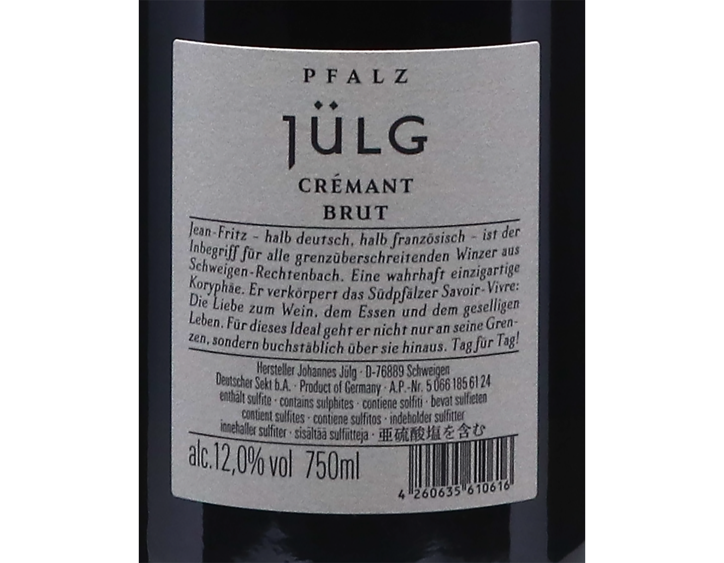 Weingut Julg Cremant Brut NV