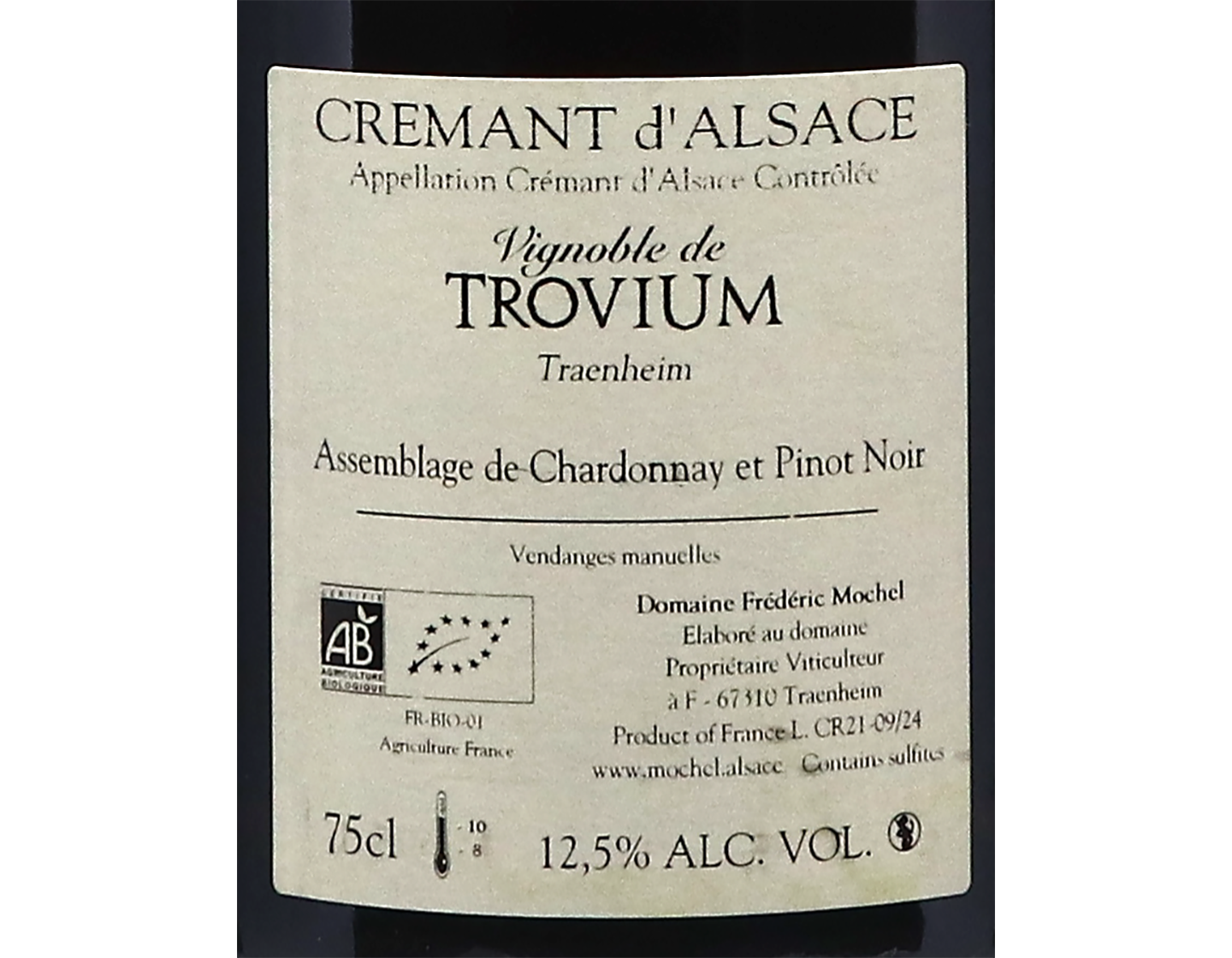 Cremant dAlsace NV Frederic Mochel