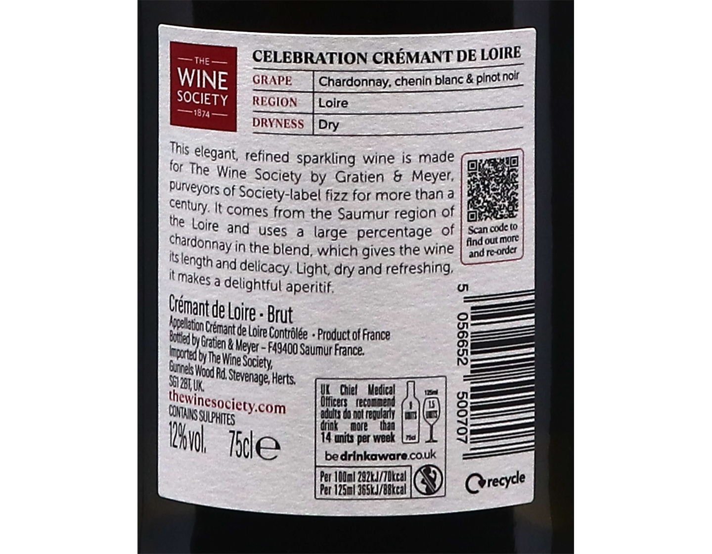 The Societys Celebration Cremant de Loire 2022