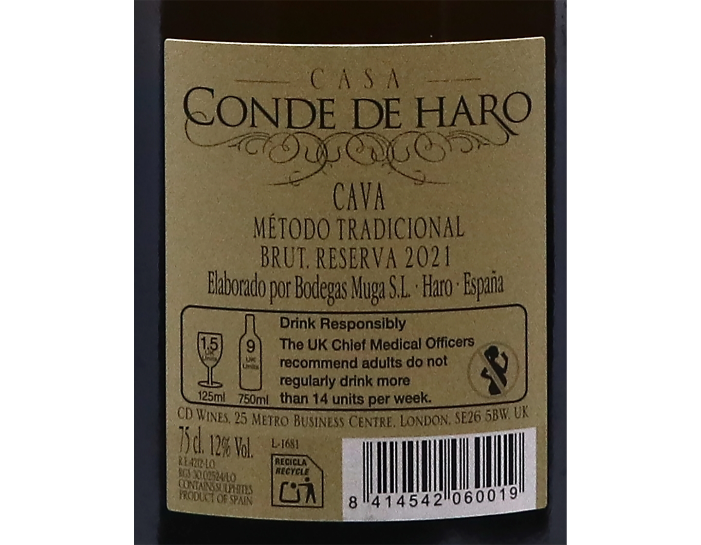 Cava Conde de Haro Brut 2021