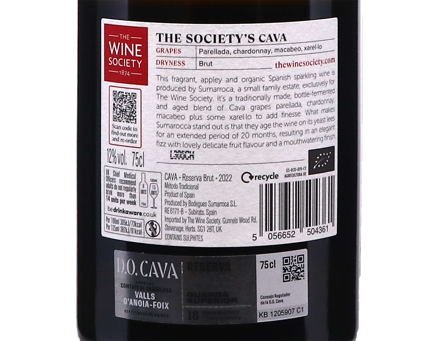 The Society's Cava Reserva Brut 2022