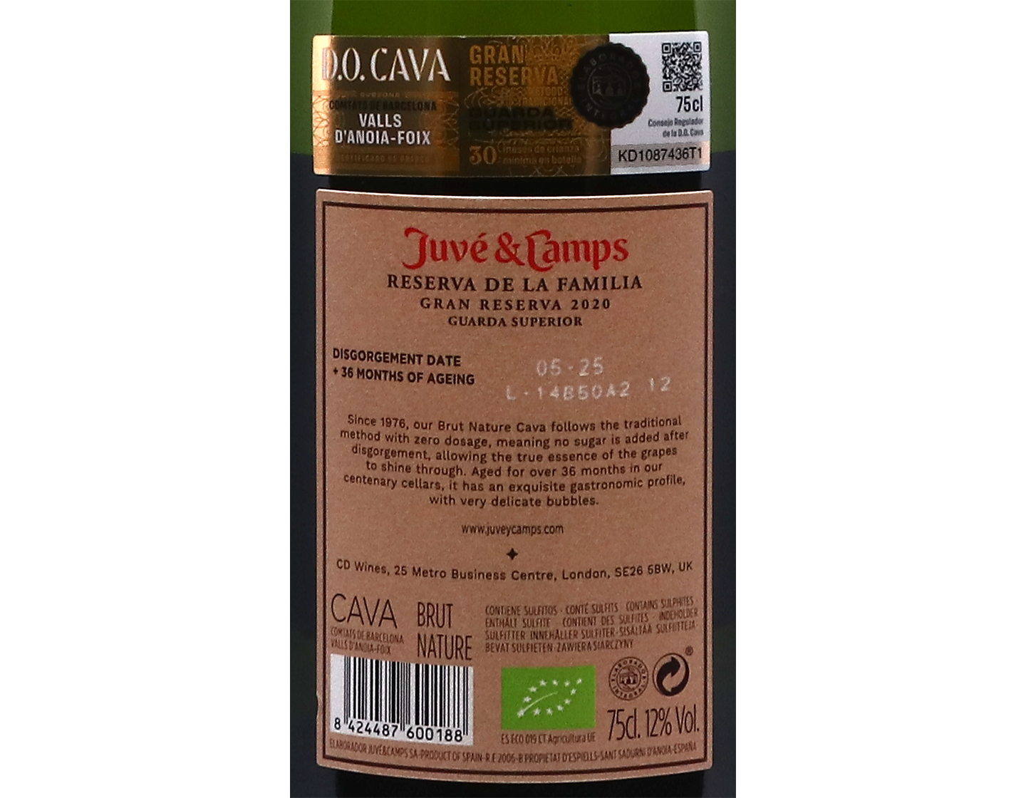 Cava Juve & Camps Gran Reserva 2020