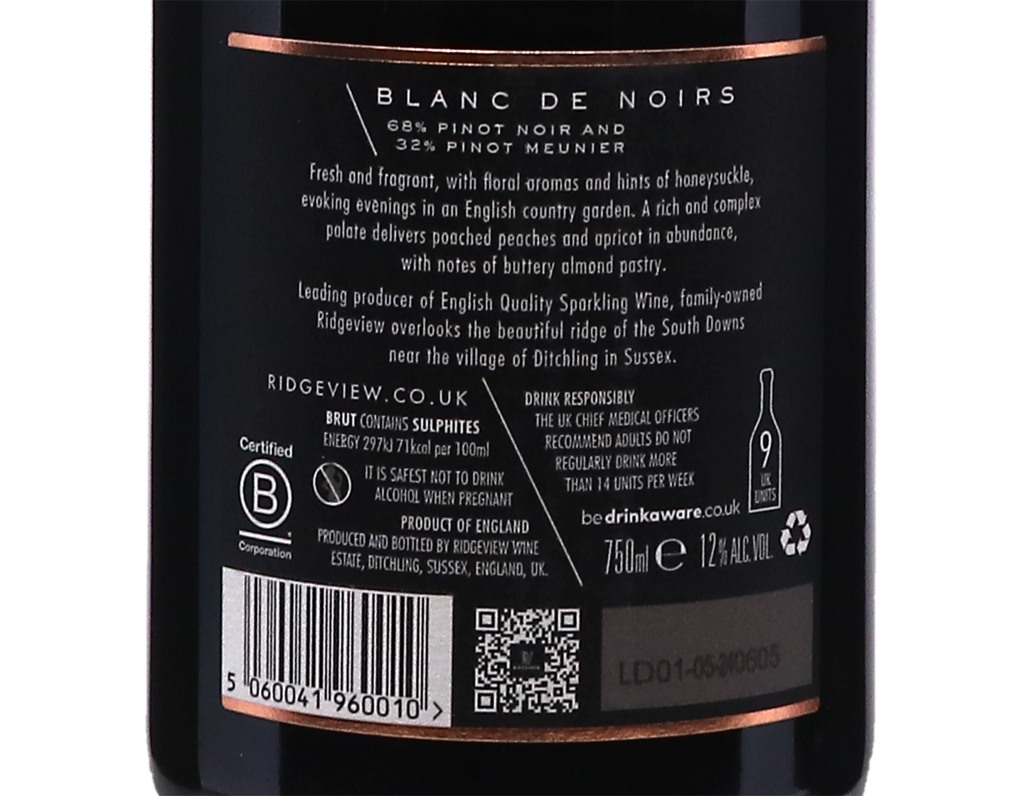 Ridgeview Blanc de Noirs Brut 2016