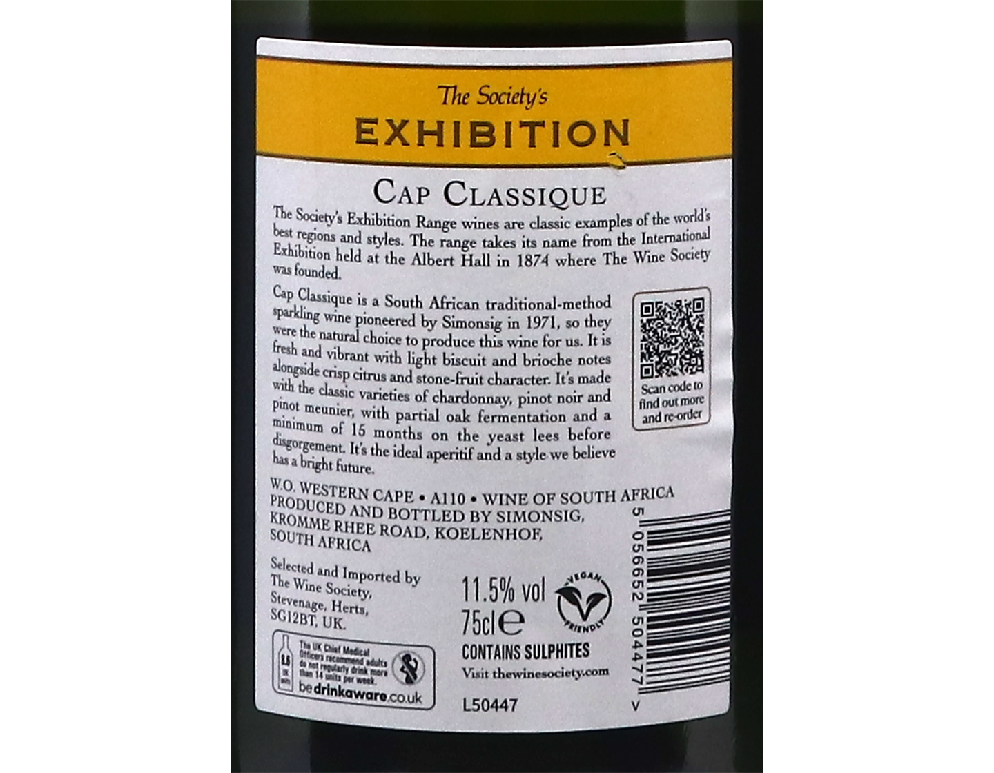 The Society's Exhibition Cap Classique 2023