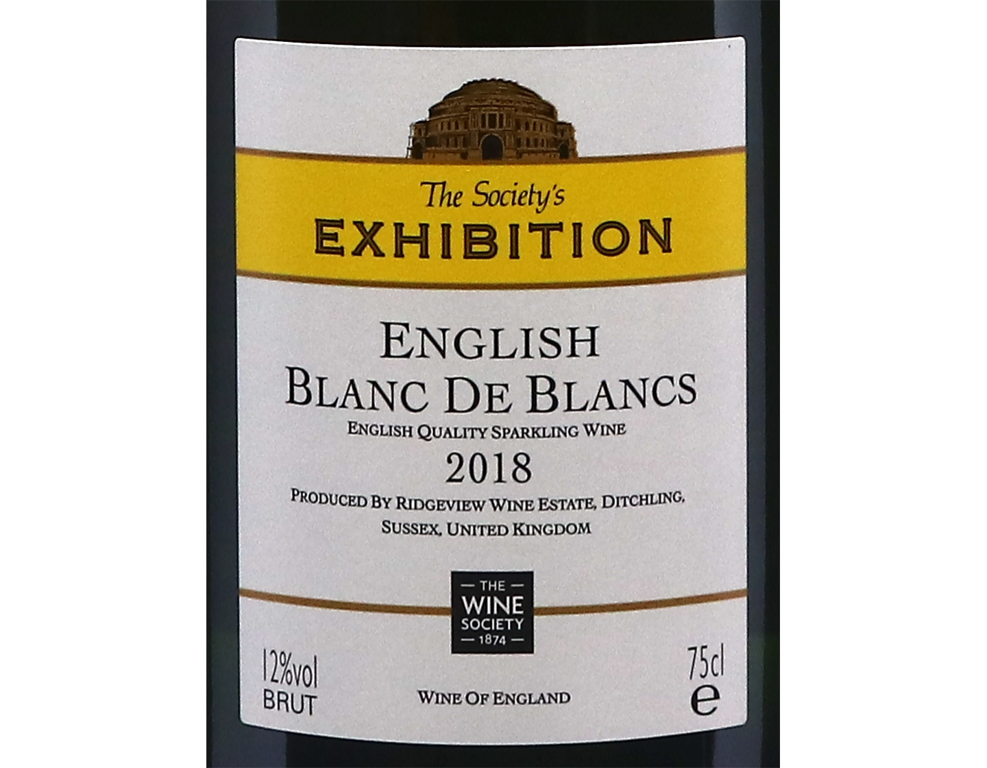 The Society's Exhibition English Blanc de Blancs 2018 Late Disgorged