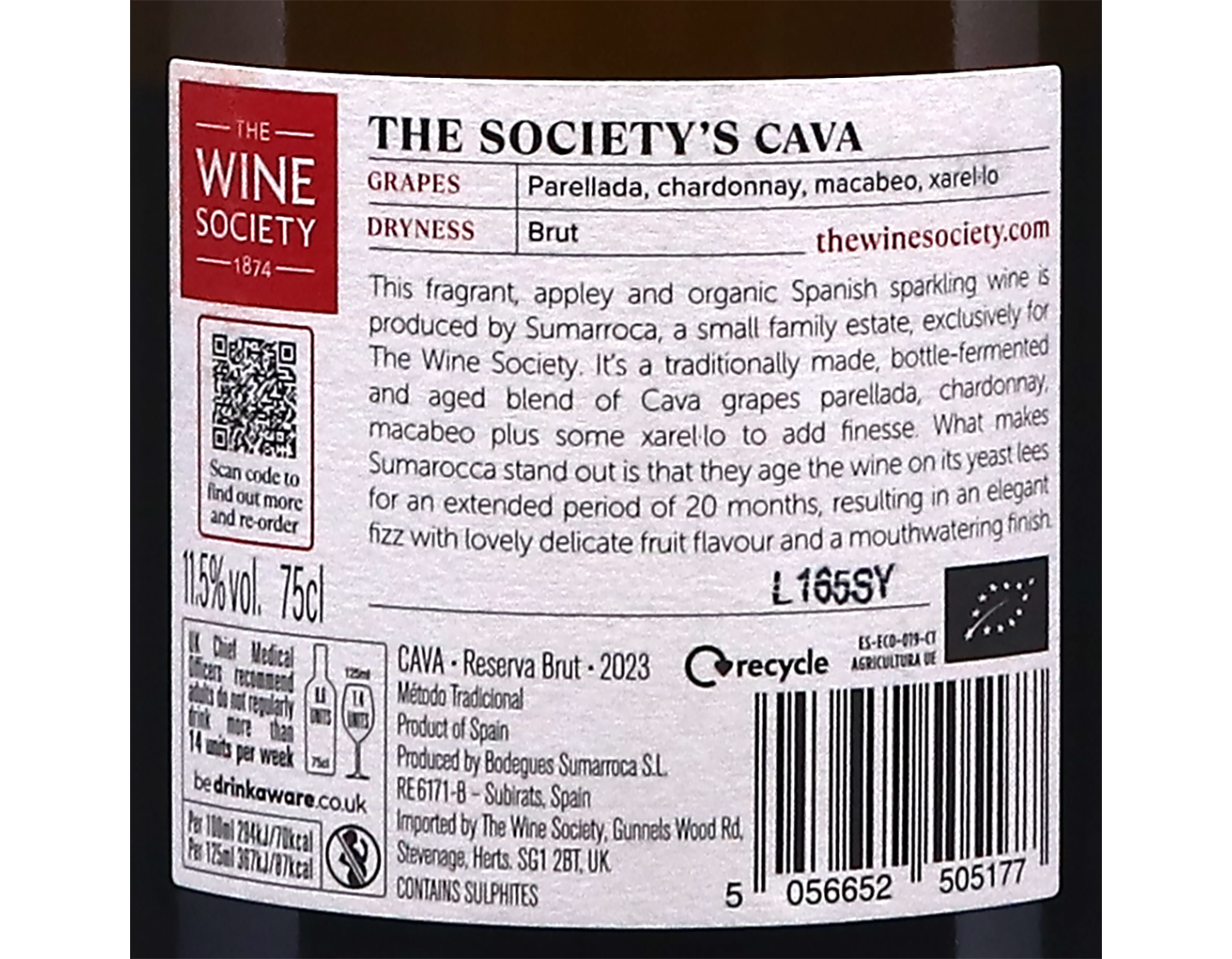 The Society's Cava Reserva Brut 2023