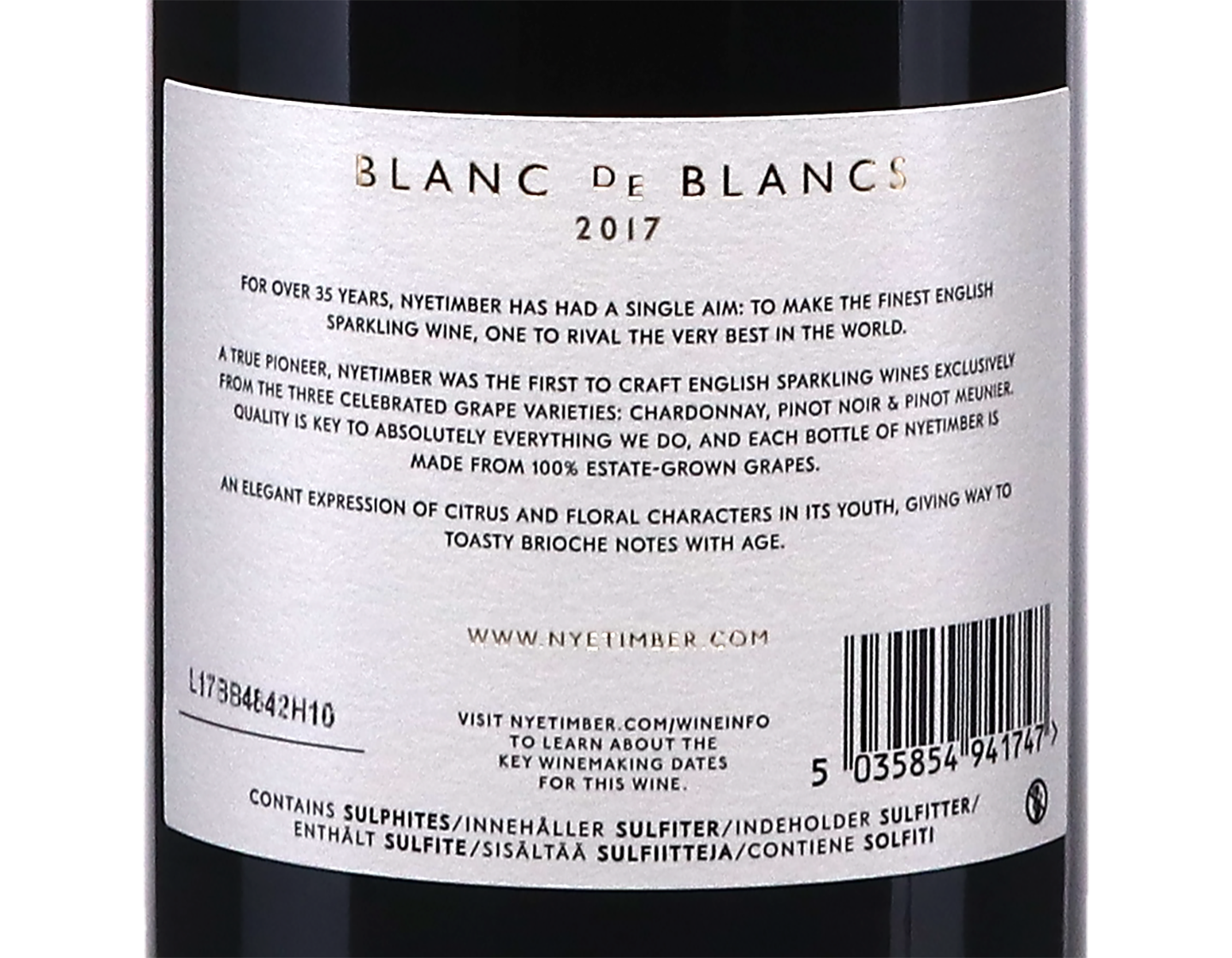 Nyetimber Blanc de Blancs Brut 2017