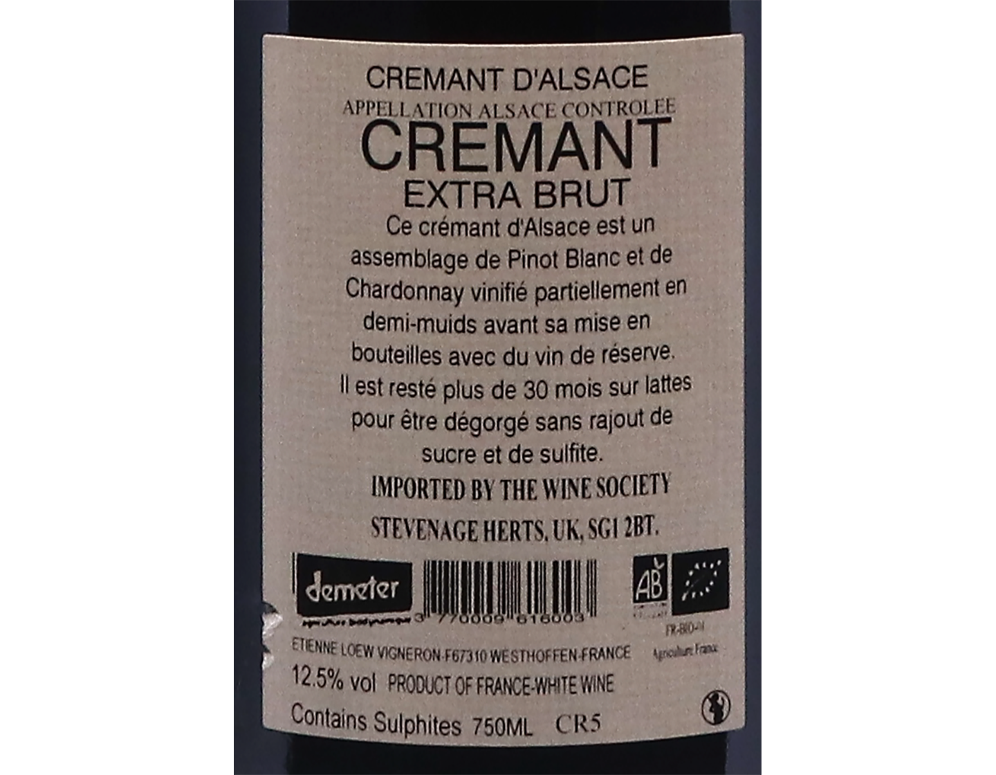 All You Need Is Loew Cremant Extra Brut NV, Domaine Loew