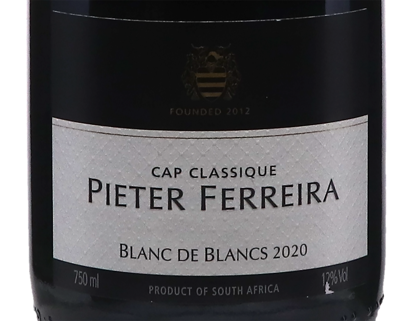Pieter Ferreira Cap Classique Blanc de Blancs Western Cape 2020