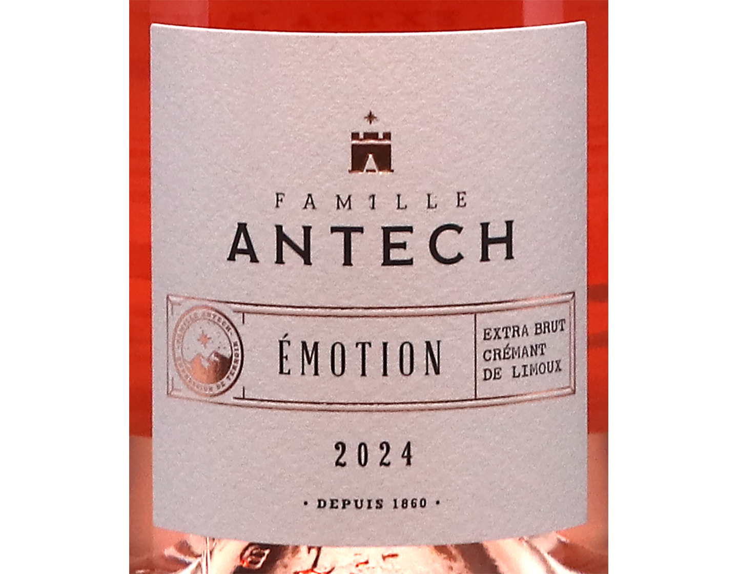 Cremant de Limoux Rose Emotion Antech 2024 ORGANIC