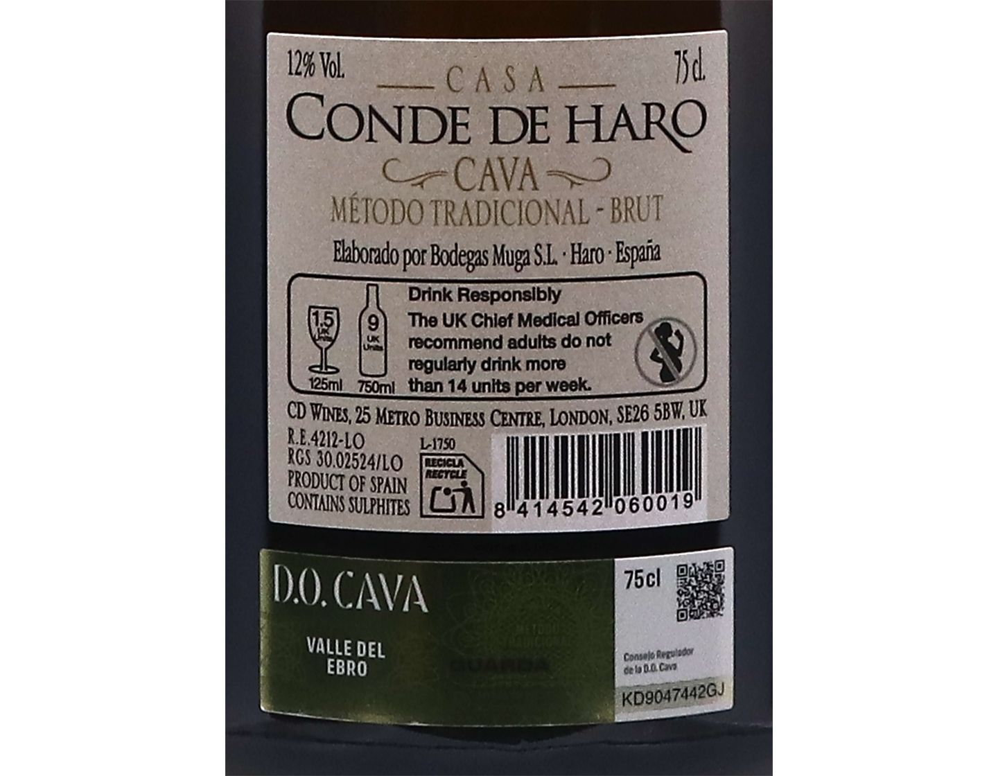 Cava Conde de Haro Brut 2022
