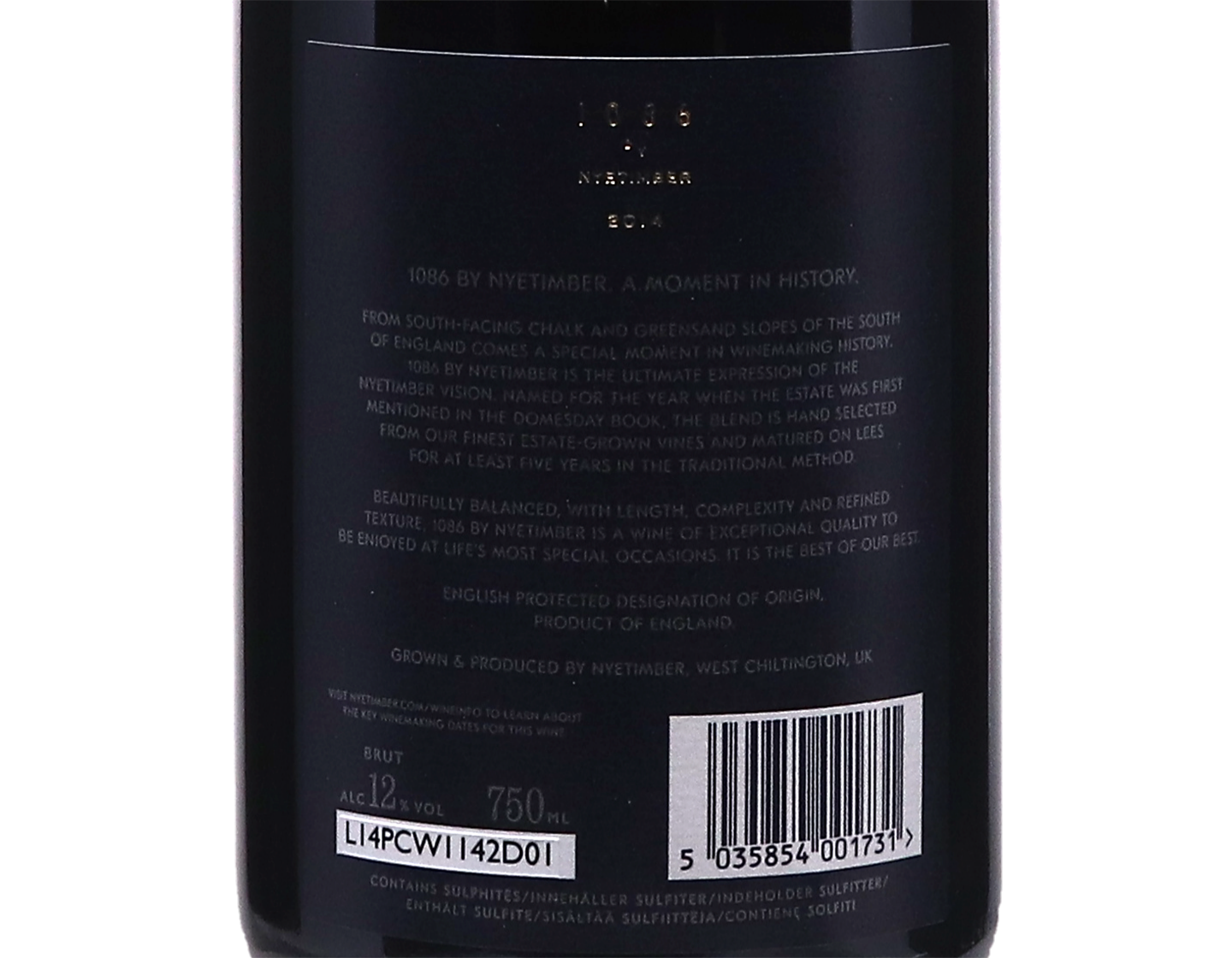 1086 by Nyetimber 2014