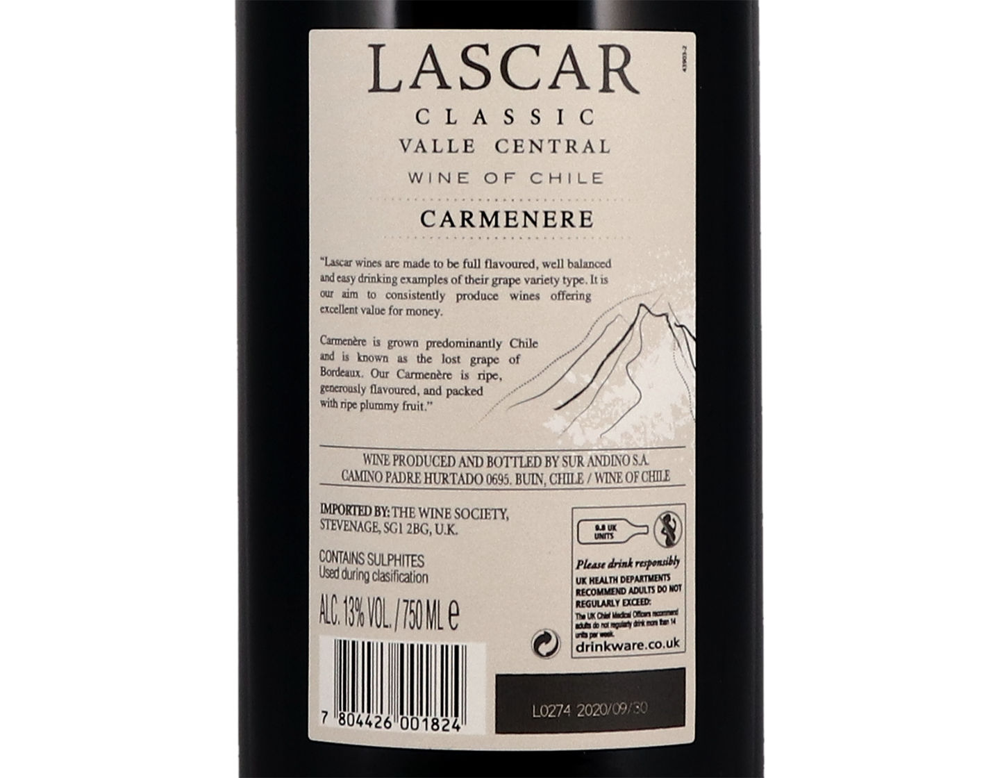 Lascar Classic Carmenere 2019