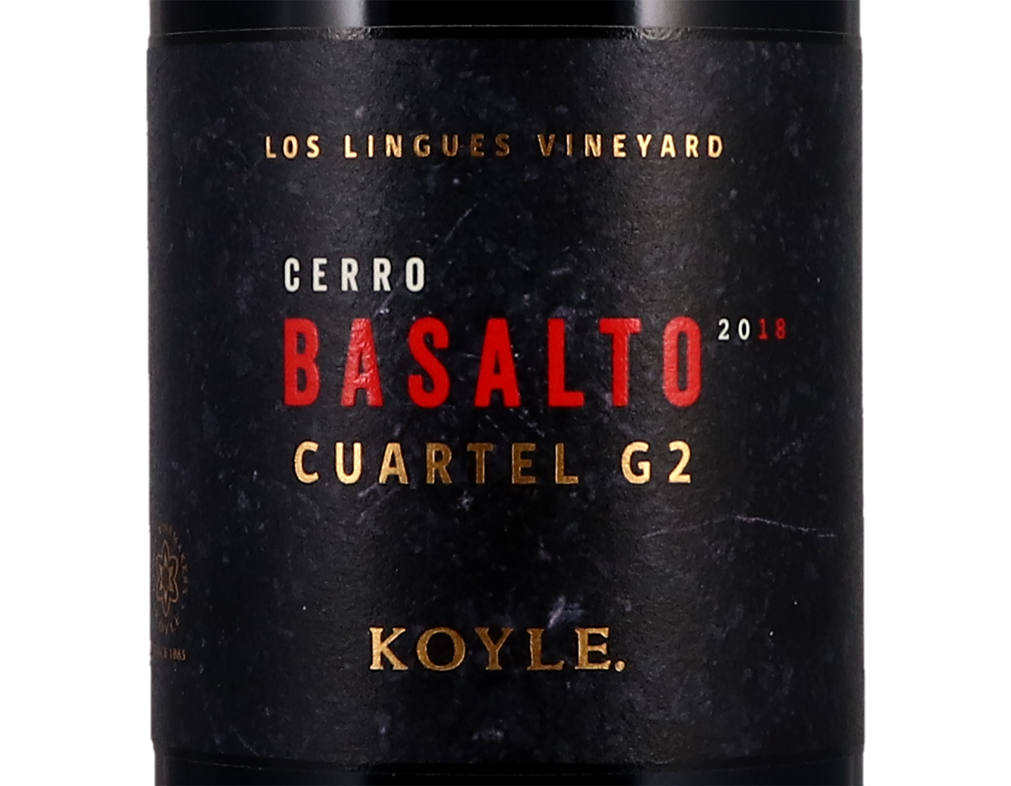Koyle Cerro Basalto Cuartel G2 Carmenère 2018