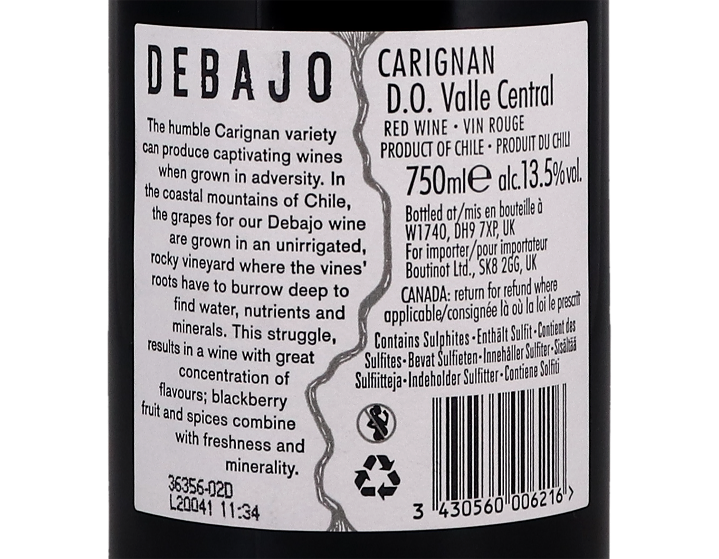 Debajo Central Valley Carignan 2019