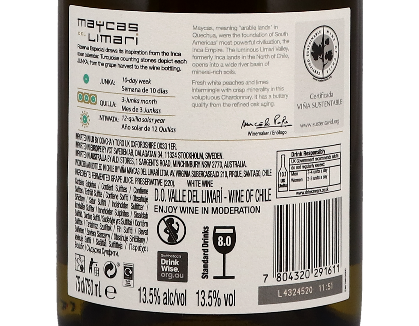 Maycas del Limarí Chardonnay Reserva Especial 2018