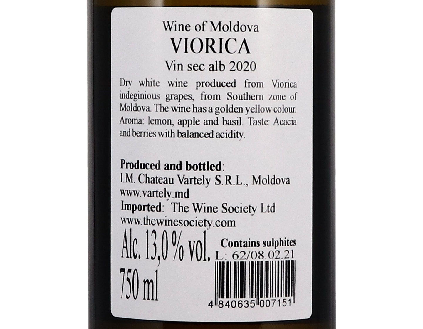 Viorica Chateau Vartely 2020