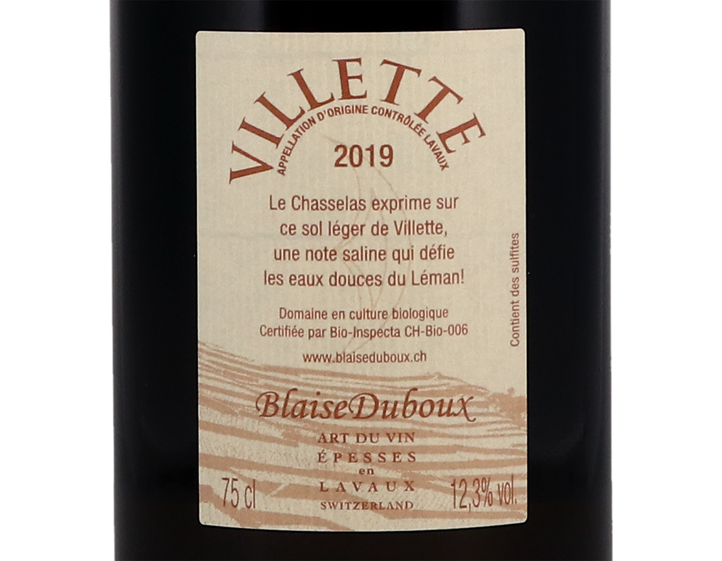 Lavaux Villette les Murets Blaise Duboux 2019