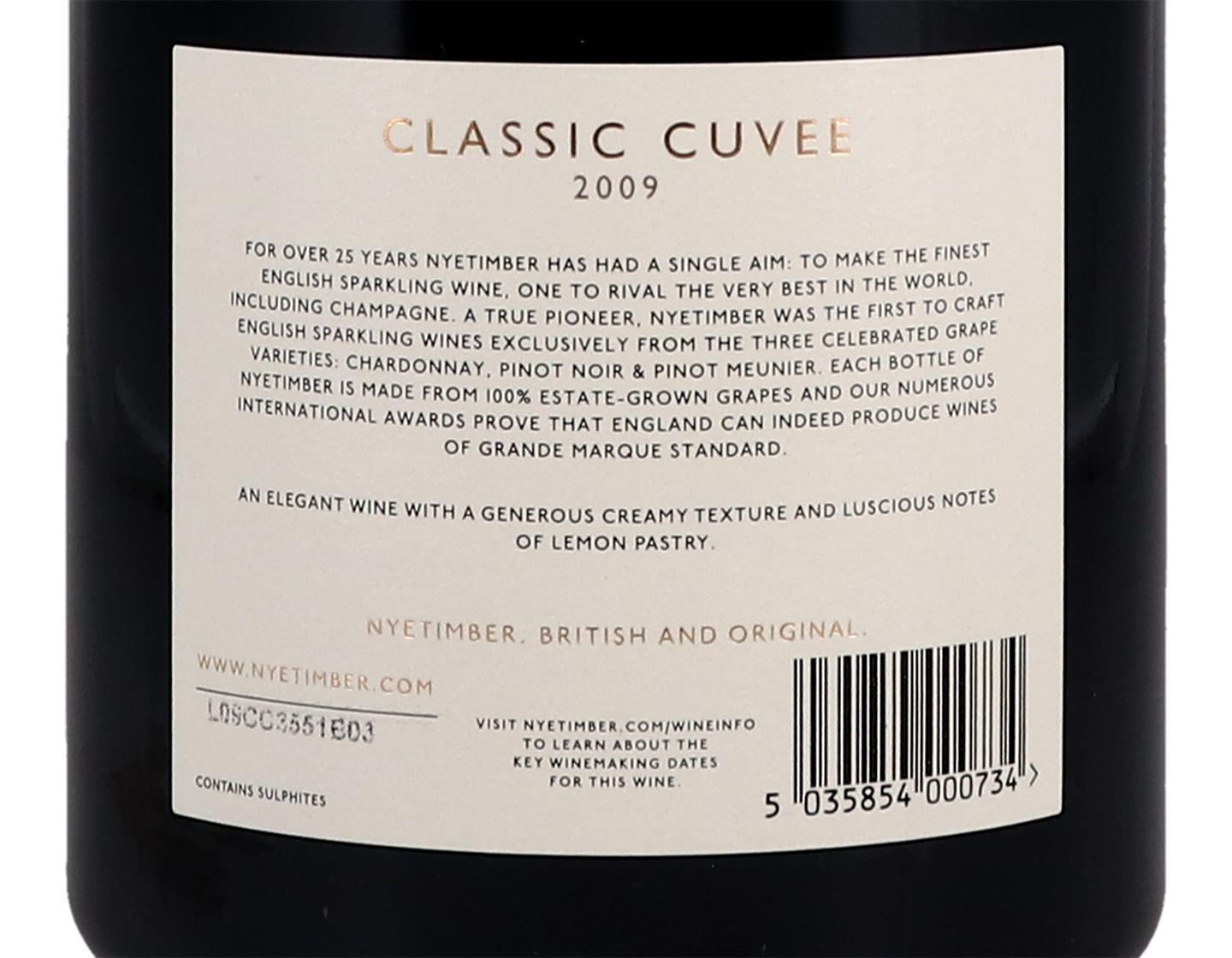 Magnum of Nyetimber Classic Cuvee Brut 2009