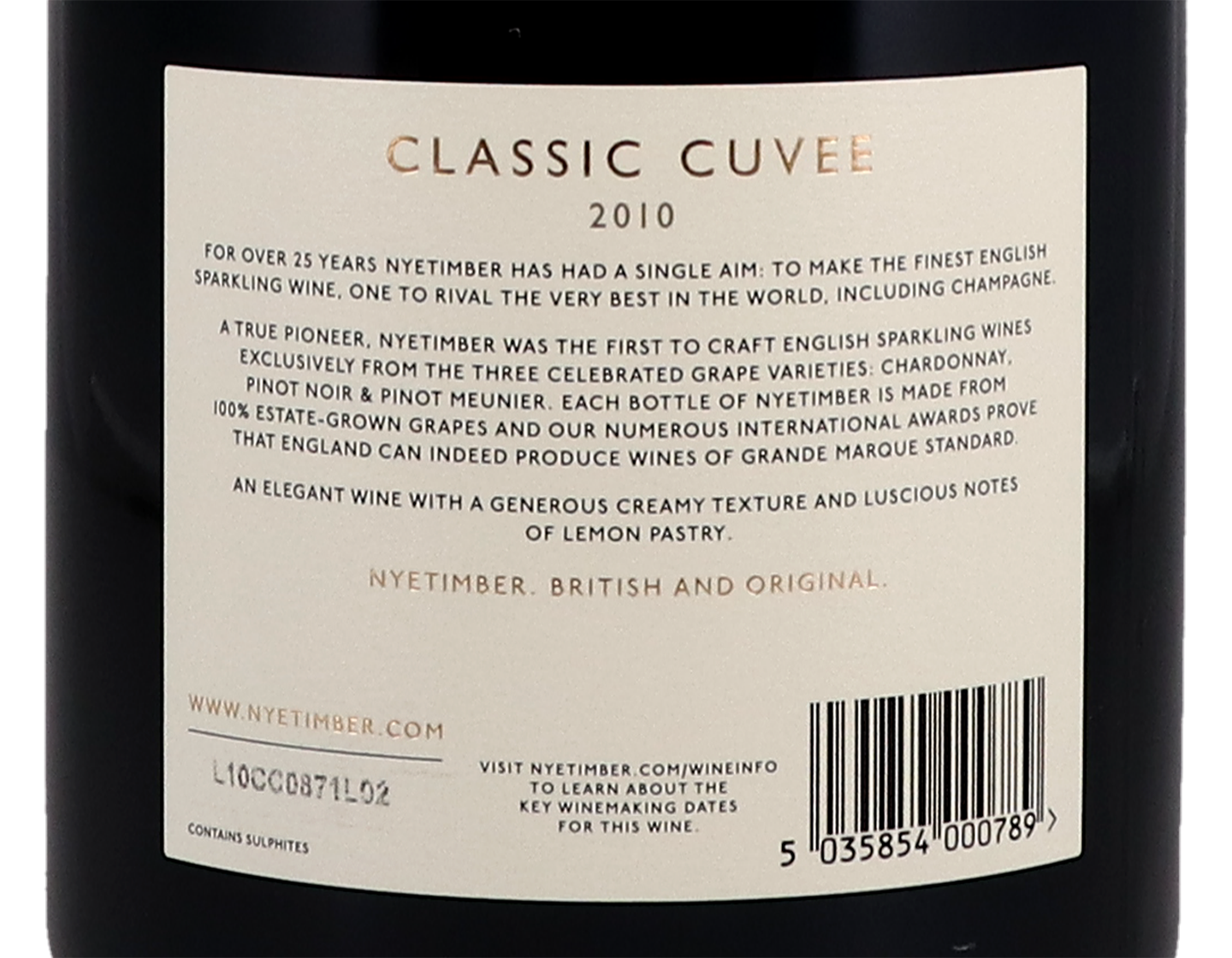 Magnum of Nyetimber Classic Cuvee Brut 2010
