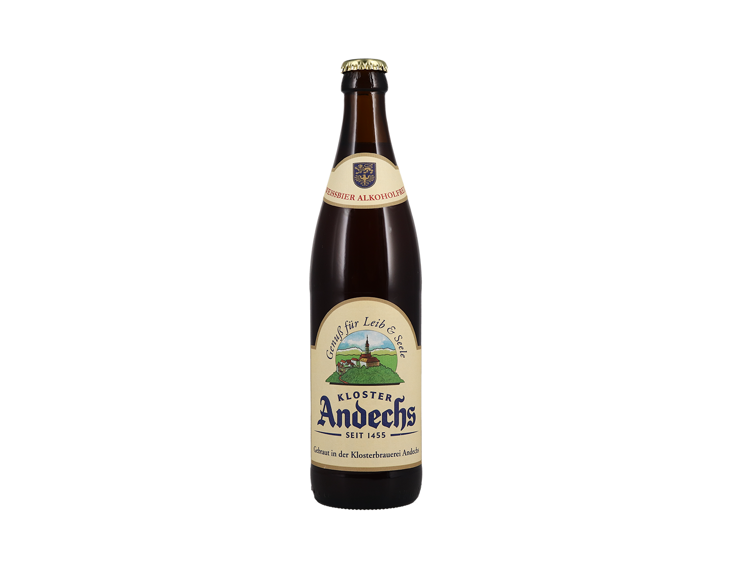 Weissbier Alkoholfrei Klosterbrauerei Andechs Germany 50cl