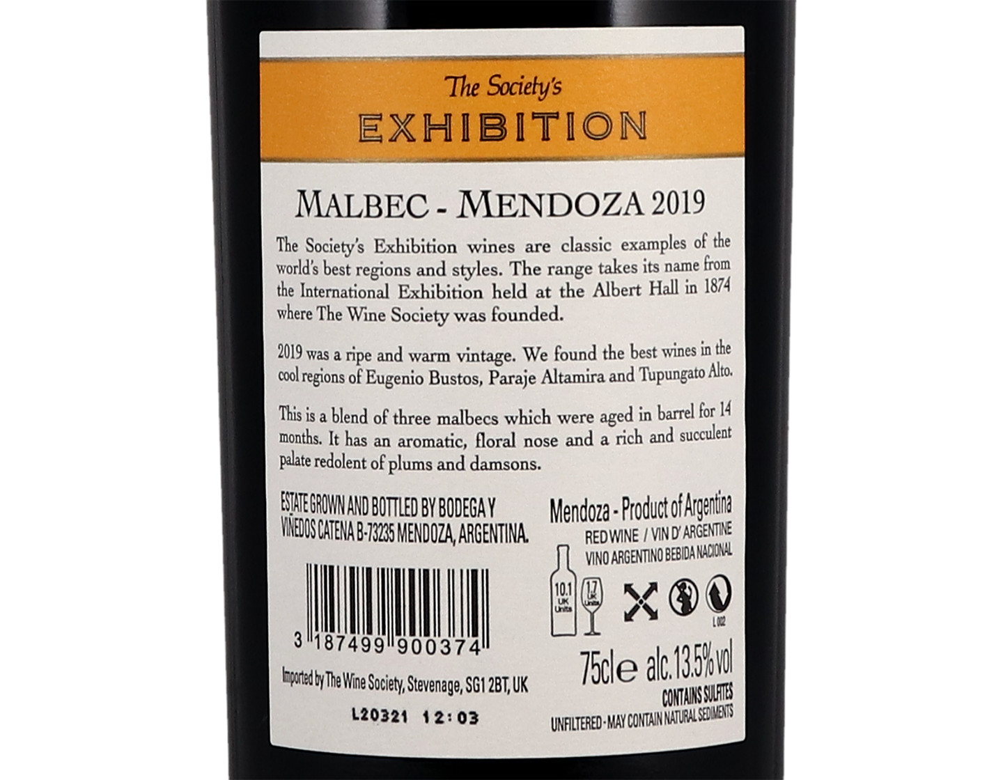 The Society's Exhibition Mendoza Malbec 2019