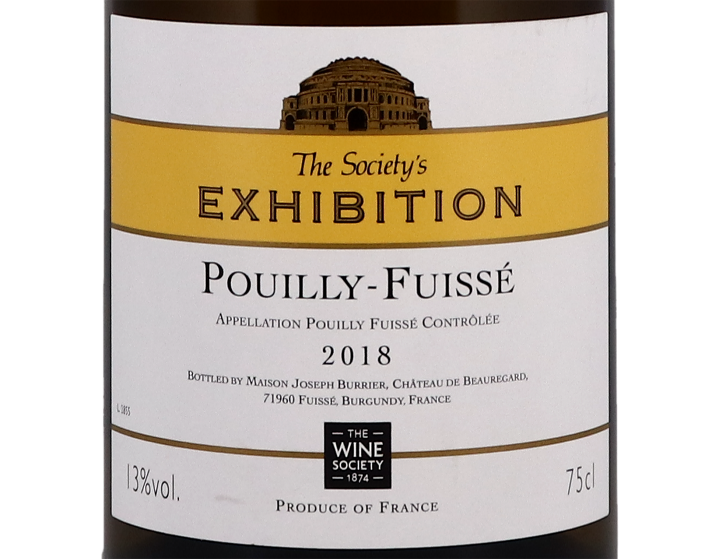 The Society's Exhibition Pouilly-Fuissé 2018