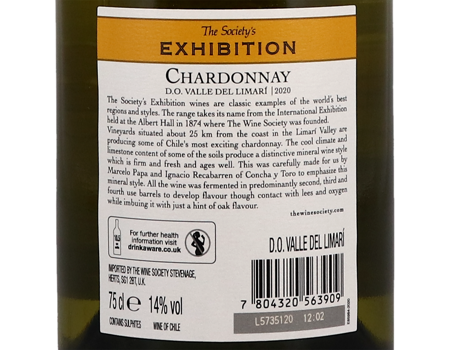 The Society's Exhibition Limarí Chardonnay 2020
