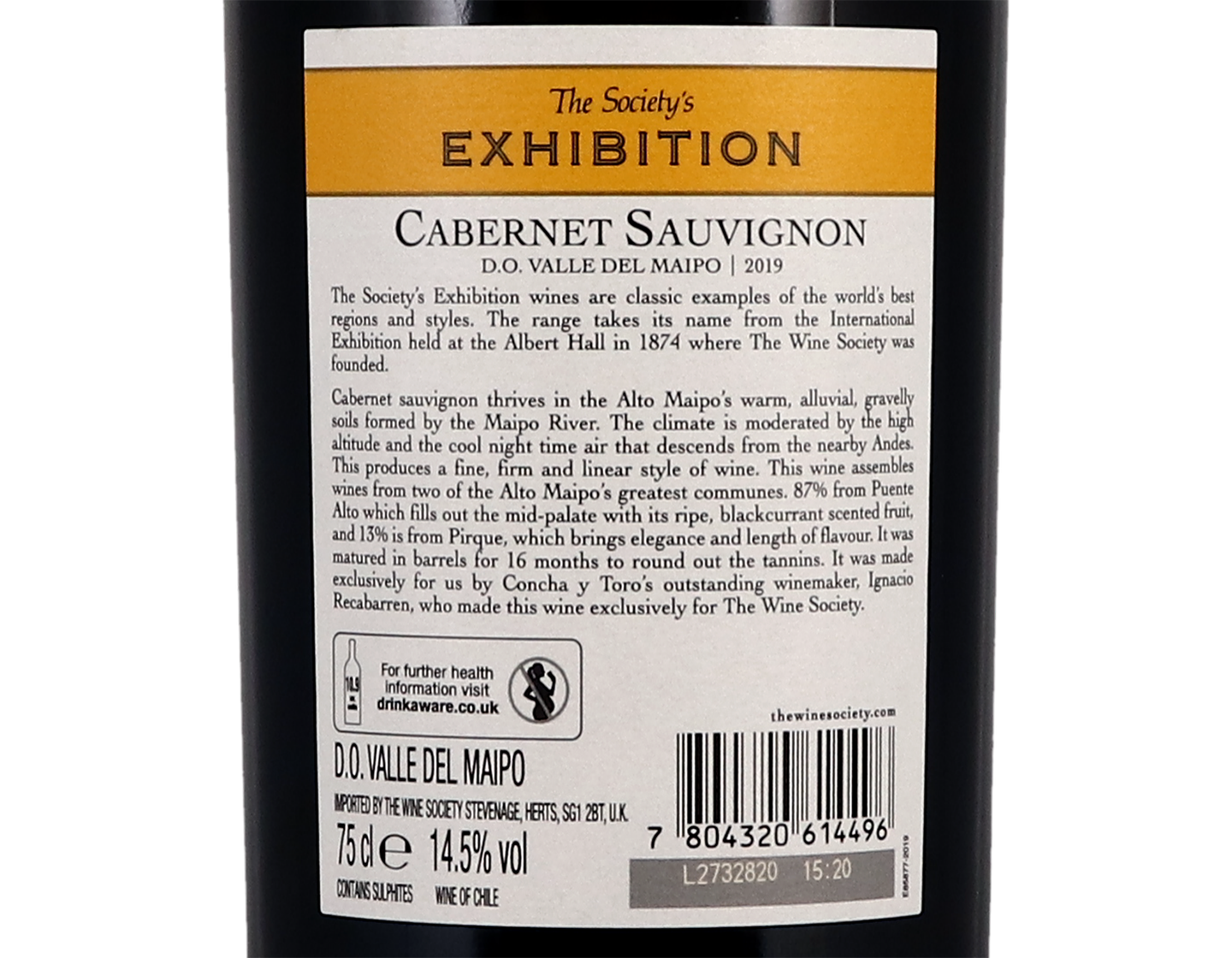 The Society's Exhibition Alto Maipo Cabernet Sauvignon 2019