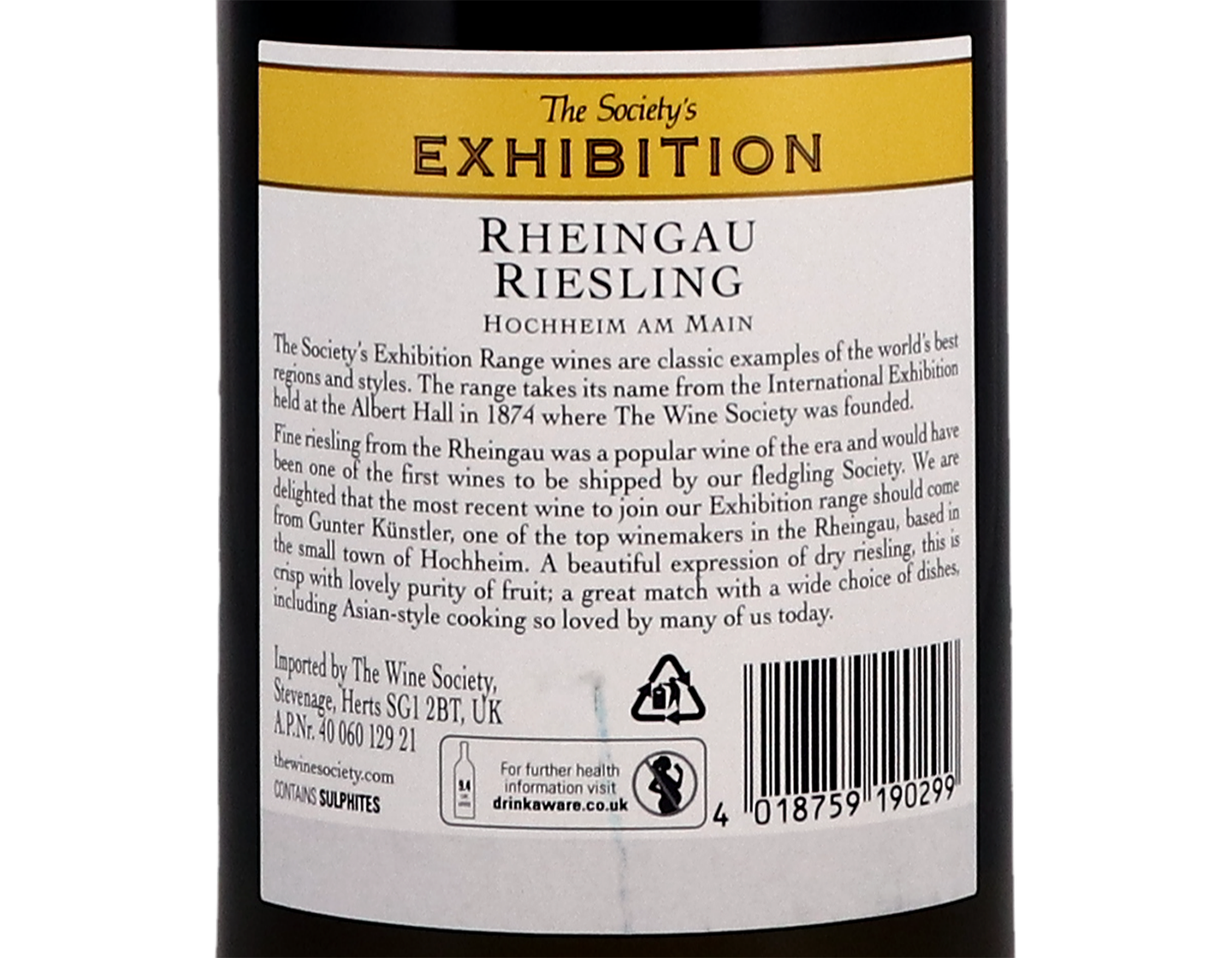 The Society's Exhibition Rheingau Riesling 2019