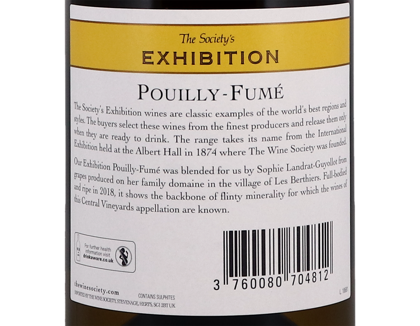 The Societys Exhibition Pouilly Fume 2018