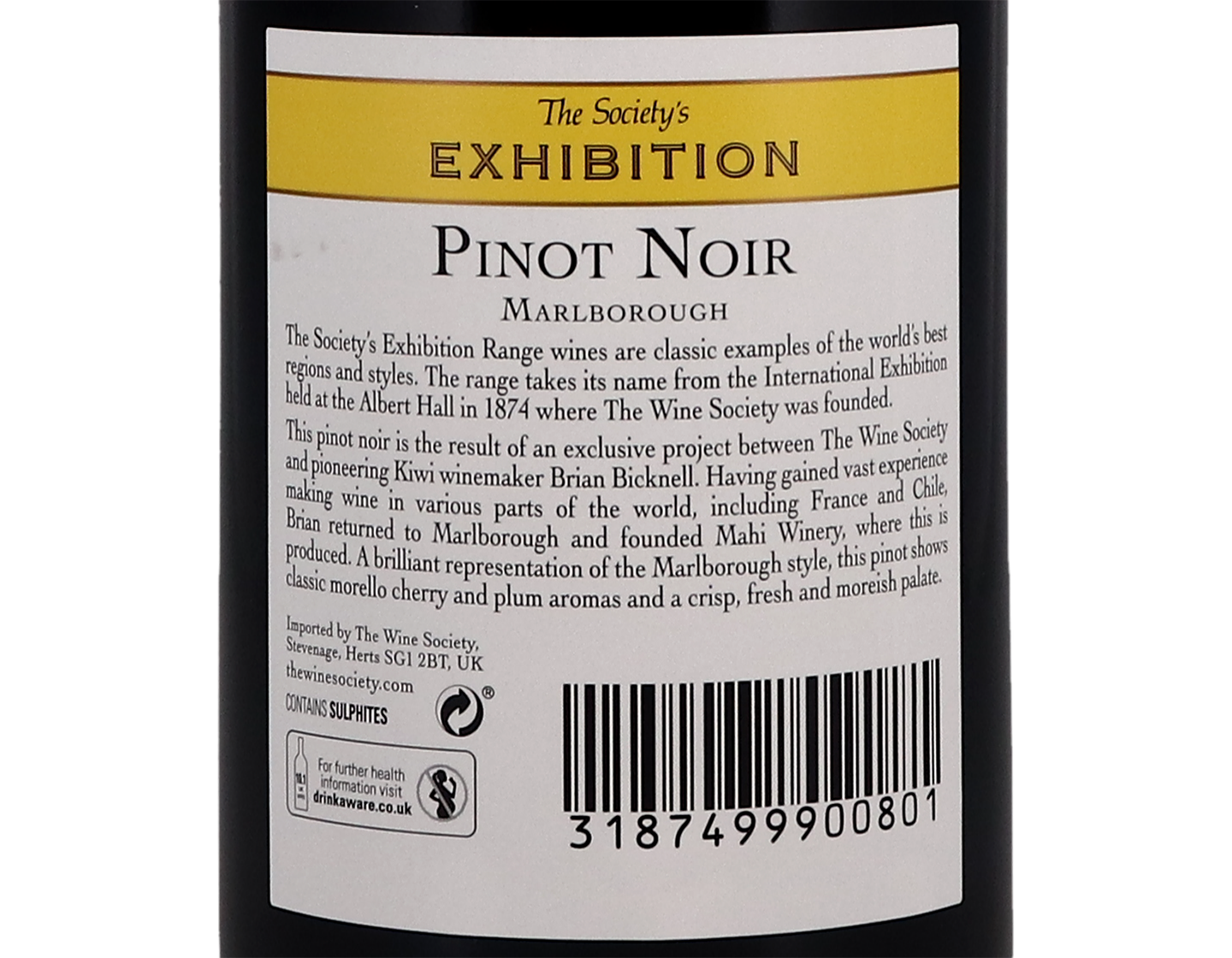 The Society's Exhibition Marlborough Pinot Noir 2020